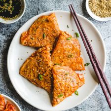 Gluten Free Kimchi Pancakes For The Korean Heart. - The Korean Vegan