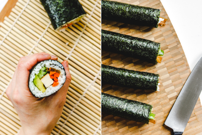 Vegan Take Away Sushi Rolls Easy Healthy Okonomi Kitchen 6487