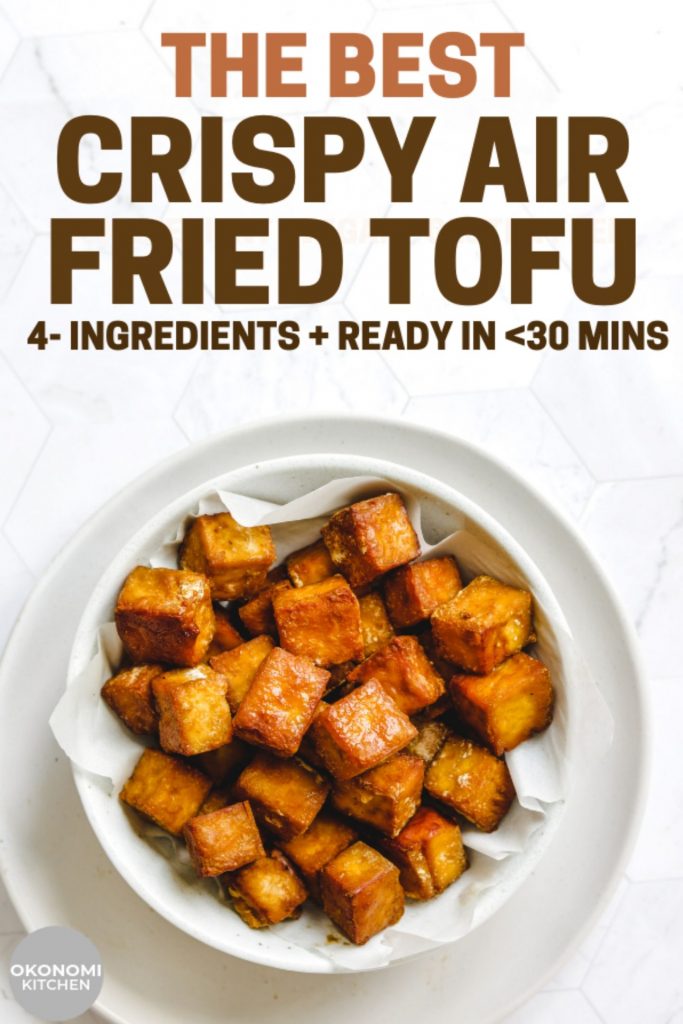 quick and easy tofu pinterest image