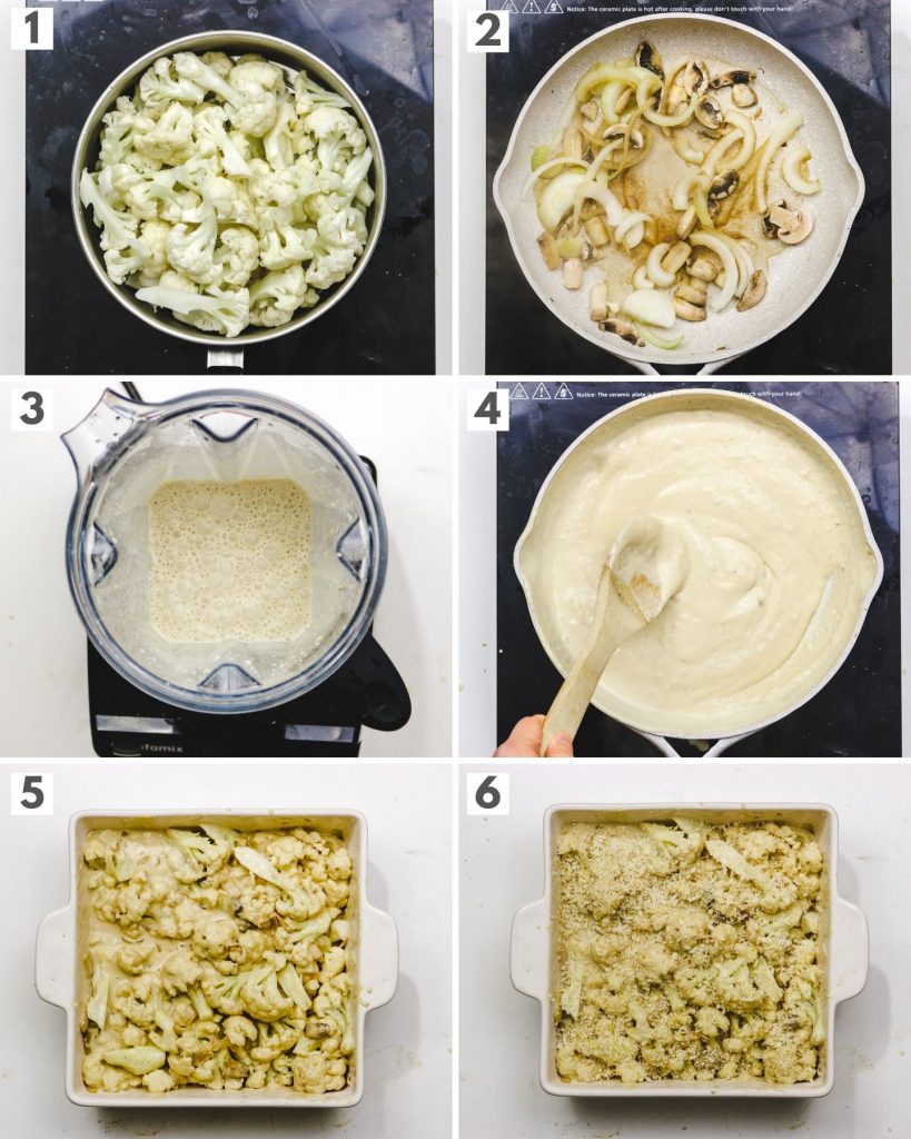 step by step how to make vegan cheese casserole