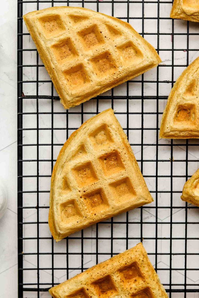 Light & Crispy Oat Flour Waffles (Vegan + Gluten Free) - Okonomi Kitchen