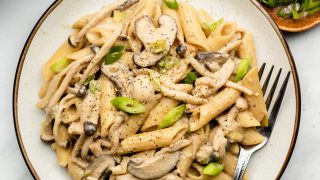 Mushroom & Miso Pasta Recipe (vegan) - The Greenquest