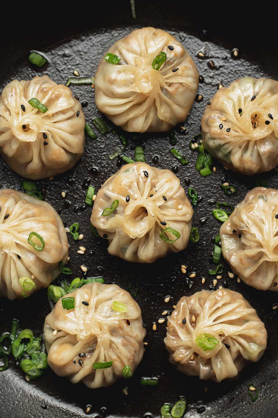 Xiao Jian Bao (Cheaters Mini Pan Fried Soup Dumplings) - Okonomi Kitchen